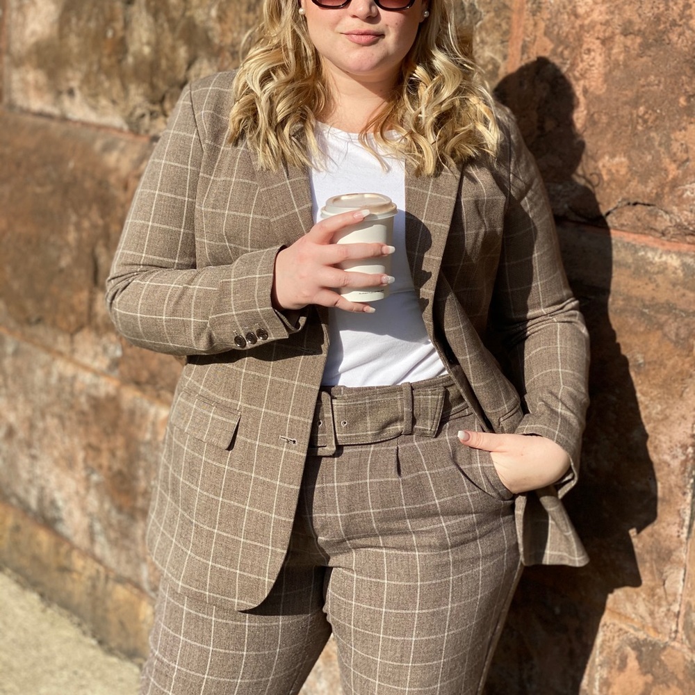 Plaid Blazer